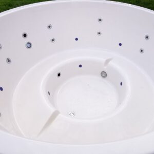 225cm Kubilas su išorine krosnele